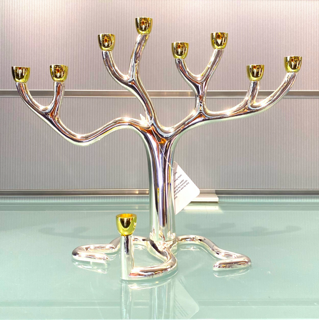 Tree of Life Chanukah Menorah