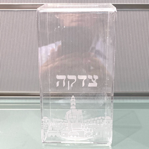 ART Tzedaka Box - Transparent