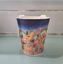 Load image into Gallery viewer, Bamboo Washing Cup - Jerusalem Sunset - Yair Emanuel
